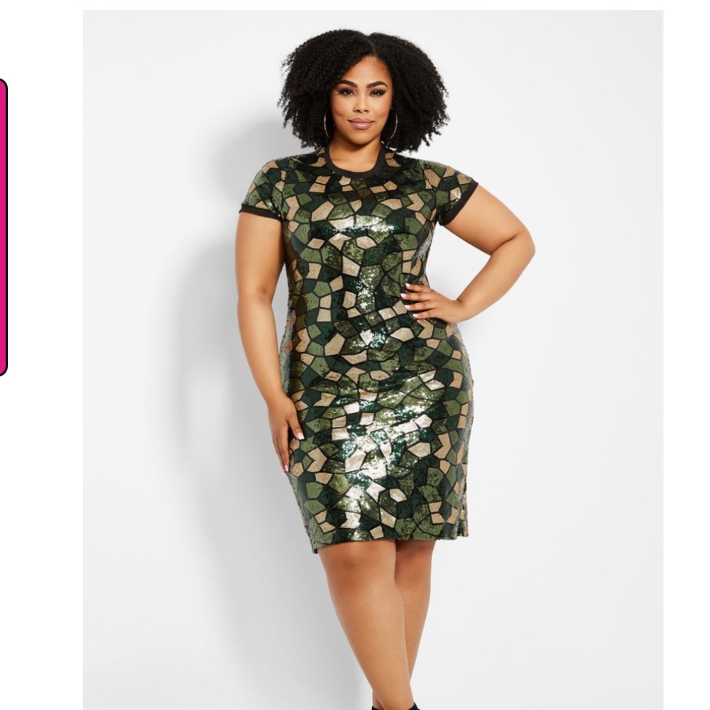 Sequin Ashley Stewart Dress